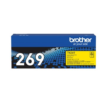 BROTHER TN-269Y 原廠藍色碳粉匣 適用機型:HL-L3280CDW 、 MFC-L3760CDW 、 MFC-L3780CDW  (TN-269Y)
