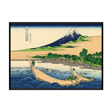 Boluo 菠蘿選畫所 東海道江尻田子浦略圖  59.4 x 42cm  黑色