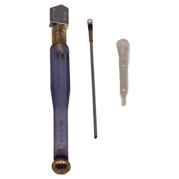 日式玻璃刮刀 OIL CUTTERS 鋒利切割  銀色 + 金色 + 透紫色  1支