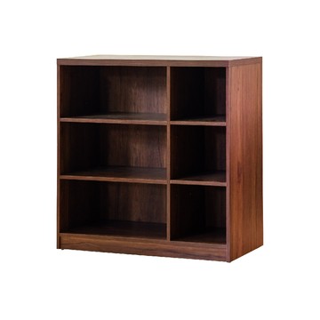 【RICHOME】DUKE開放式檔案書櫃胡桃木色