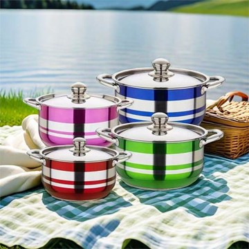 露營炊具戶外鍋水壺煎鍋裝備便攜野外野營餐具套鍋鍋具用品套裝鍋