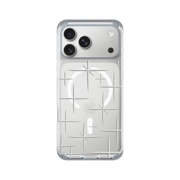 iPhone 17 Pro Max ClearX (MagSafe 兼容) 霜透灰 - 老屋顏 Old House Face - 壓花玻璃-十字星芒
