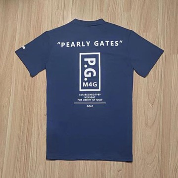 日韓高爾夫男款服裝半高領短袖T恤GOLF男士上衣休閑運動速干球衣