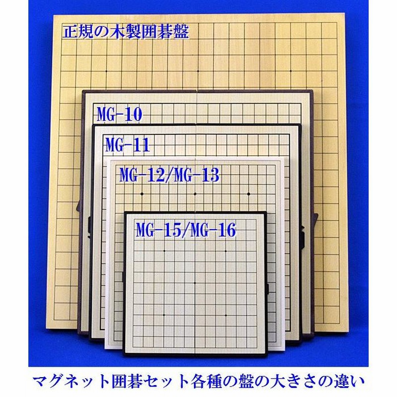 マグネット囲碁セット DX(15路盤※連珠・五並べ・詰碁用) 囲碁盤