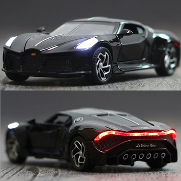 模型車 布加迪黑龍王合金車模型仿真蘭博基尼超跑聲光回力兒童玩具車男孩 海鷗