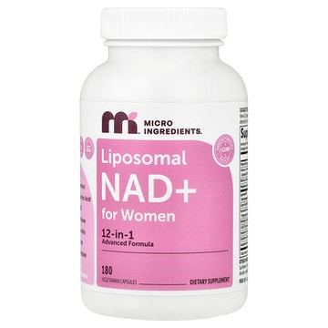 Micro Ingredients, 女性全脂質體 NAD+，180 粒素食膠囊