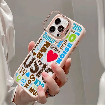 潮流ins愛心 磁吸無線充 iPhone 15 Pro Max 蘋果 14 plus i14 i15 護鏡支架 保護殼