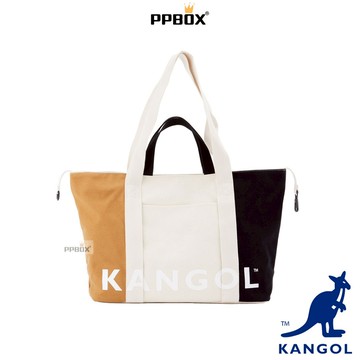 KANGOL 袋鼠 拚色 托特包【63258705】 媽媽包 手提包 肩背包 日韓穿搭