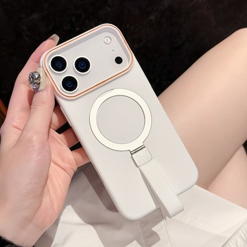 內嵌支架手機殼 蘋果手機殼 防摔保護殼 磁吸殼 適用於 iPhone 18 17 16 15 14 13 Pro max
