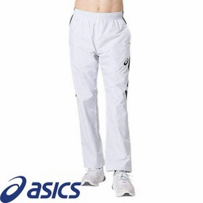 ◆◆● ＜アシックス＞ ASICS ウォームアップパンツ 2063A068 (100)ブリリアントホワイト×パフォーマンスブラック バスケットボール ウ