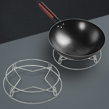 不銹鋼鍋架廚房家用置物架鍋蓋隔熱防燙鍋具鍋墊支架蒸架收納臺面【步行者戶外生活館】