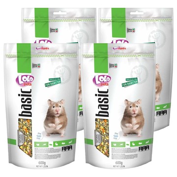 LOLO pets 營養滿分寵物鼠主食  600g  4包