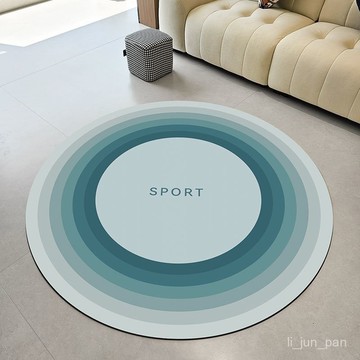 臺灣出貨🔥加厚減震跳繩毯家用硅藻泥吸速幹地毯隔音不擾民防滑地墊好打理