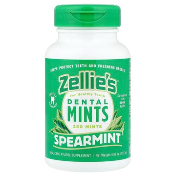 Zellie's, 護齒薄荷糖，留蘭香味，250 粒