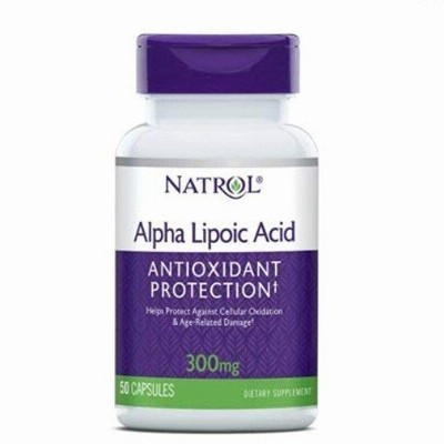 アルファリポ酸 300mg 50カプせル入り　NATROL社製