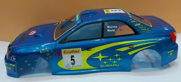 【車車共和國】SUBARU 速霸陸 1/10 200mm 授權完成車殼 (附尾翼) 已噴漆上色完成 預先開孔