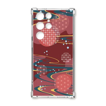 S23 系列殼 TRON 三星 S23 Ultra 日系和風圓點星河系列 四角防摔殼 手機殼