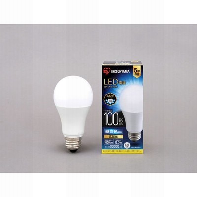 アイリスオーヤマアイリスオーヤマ LED電球 E26 広配光 100形相当 昼白色 LDA12N-G-10T6　1個（直送品）