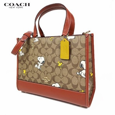 COACH X PEANUTS コーチ スヌーピー コラボ ショルダー トート