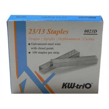 KW-triO 可得優 0023D 23/13號訂書針 (10小盒入)【APP滿額下單10%點數(單一帳號最高5000點)】1/31止