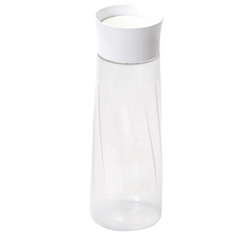 日本製🇯🇵PEARL METAL 珍珠金屬 1.1L 冷水壺｜傾倒自動開蓋 360°任意方向倒水 透明冷水瓶 麥茶壺