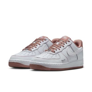 NIKE 休閒鞋 女鞋 運動鞋 AF1 W AIR FORCE 1 07 MINI JEWEL 乾燥玫瑰 IB6543-100