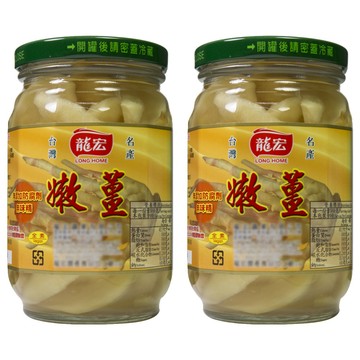 龍宏 嫩薑  420g  2罐