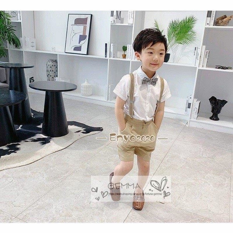フォーマルスーツ セットアップ夏 男の子 紳士風 赤ちゃん