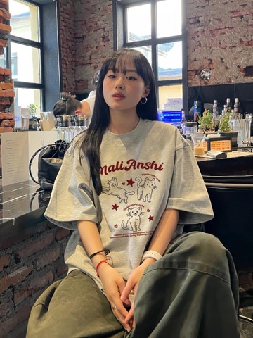 重型純棉美式復古正肩短袖T恤新款設計感小眾潮牌高街女生上衣 慵懶風 男生短袖 oversize寬鬆 韓版短T 圓領半袖