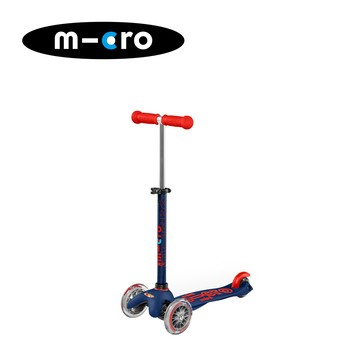 Micro - 瑞士 Mini Deluxe 兒童滑板車-基本款-海軍藍