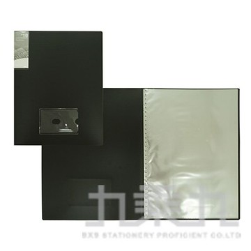 誌揚 PPA4橫紋10入資料夾+名片袋 - 黑【九乘九購物網】