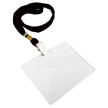 【文具通】無印字識別證套+布帶組[黑]台製 F6010509【APP滿額下單10%點數(單一帳號最高5000點)】1/31止