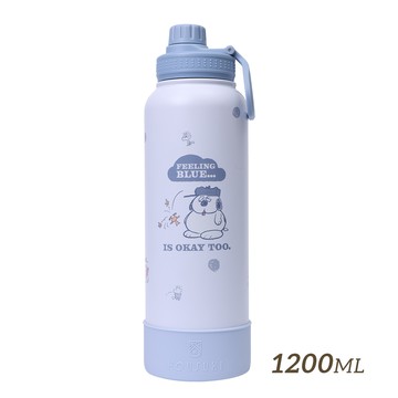【HOUSUXI】歐拉夫-大容量保冷保溫瓶(附吸管)1200ml【新品上市↘74折起】＜售價已折＞