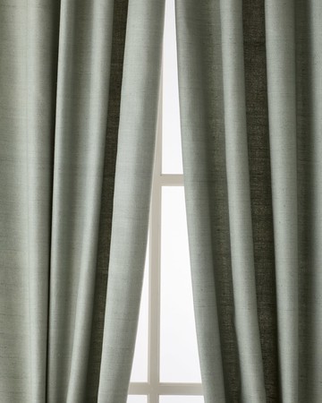 Camden Light-Filtering Silk Drapery Panel, 50" x 96"