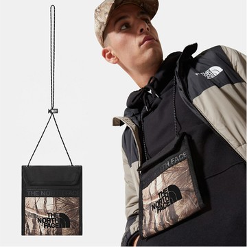 【美國 The North Face】BOZER NECK POUCH 超輕量+耐磨 休閒頸掛式單肩包/52RZ-0AR 迷彩 N