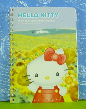 【震撼精品百貨】Hello Kitty 凱蒂貓~筆記本~太陽花【共1款】