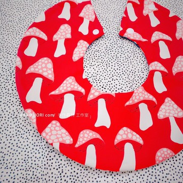 手作森林【原寸紙型】360度大圓圍兜 附步驟圖解 新生兒 口水巾 自有品牌紙型 NL00613