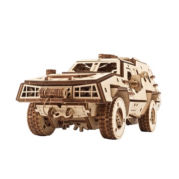 UGEARS｜Dozor-B 戰地犀牛｜免動力自走模型 木製模型 DIY 立體拼圖 烏克蘭 拼圖 組裝模型 3D拼圖