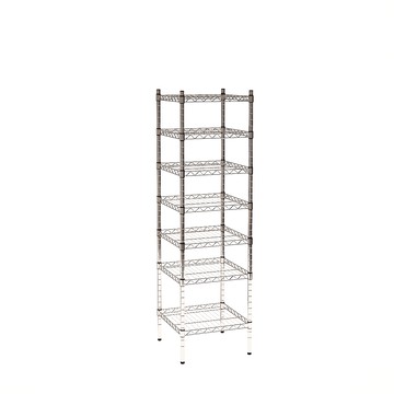 【客尊屋】小資型《粗管徑》 45X45X165Hcm 銀衛士七層架