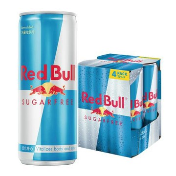 【Red Bull】紅牛無糖能量飲料(250mlx4罐)