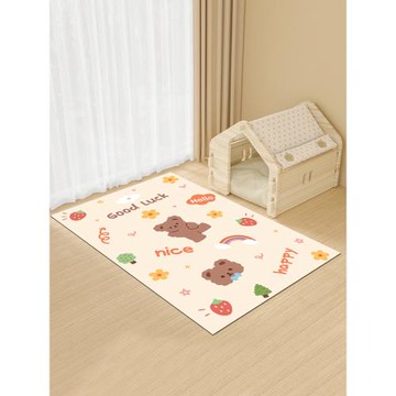 寵物專用地墊防水防尿pvc免洗可擦防滑墊子貓窩狗籠圍欄隔涼地毯