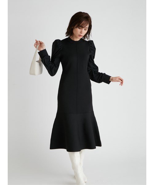 セルフォード CELFORD クロッシェレース リブニット ロング