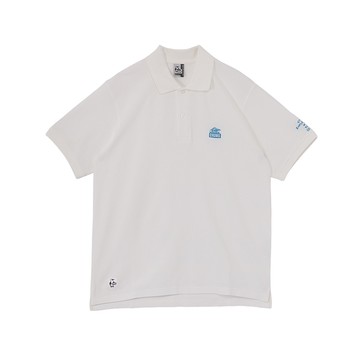 CHUMS Space Booby Polo ShirtPOLO 男 短袖上衣 白色 CH021260W001