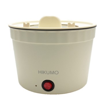 HIKUMO 輕巧快煮鍋 多功能電火鍋 不鏽鋼電煮鍋 1.2L