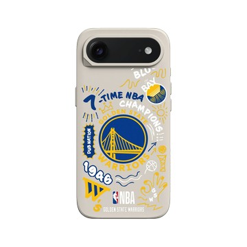 iPhone Air SolidX 貝殼灰 - NBA - 塗鴉系列-金州勇士 Golden State Warriors - Graffiti