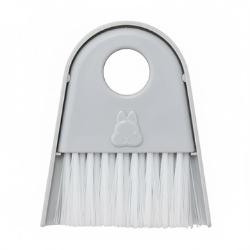 ECHO 小兔造型吸鐵迷你掃帚組  白色/灰色  1組