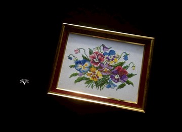 【老時光 OLD-TIME】早期台灣製手工刺繡掛飾