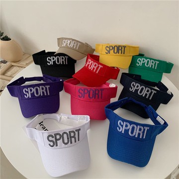 網紅空頂帽子女跑步韓版夏季時尚防曬遮陽棒球帽無頂ins男運動潮