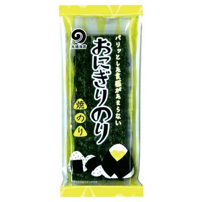 丸徳　おにぎりのり焼 ３切６枚　まとめ買い（×10）