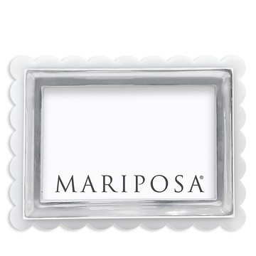 Mariposa Acrylic Scallop Picture Frame, 4 x 6